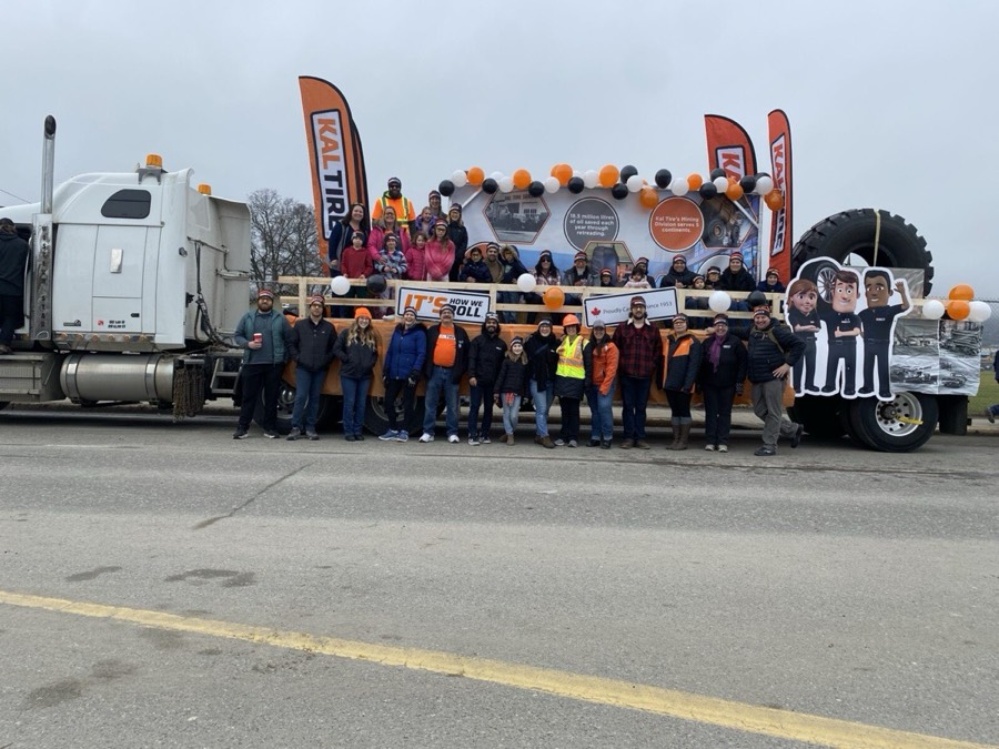Kal Tire participating in Vernon community parade