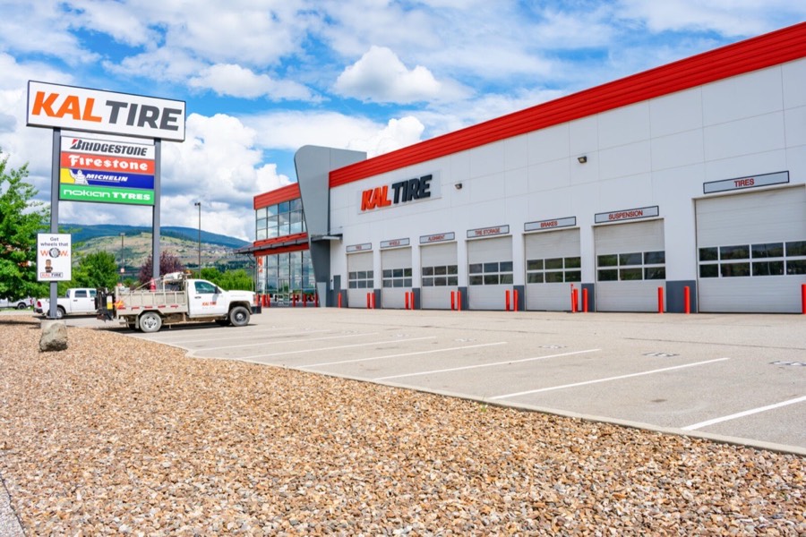 Kal Tire Vernon store exterior