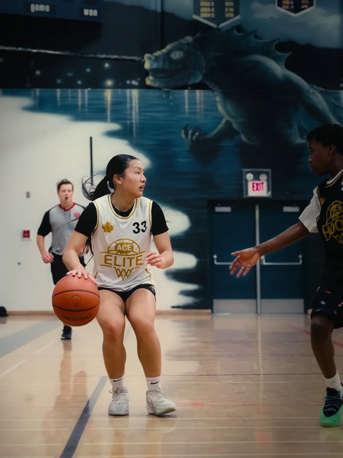 Aleeya runs the offense