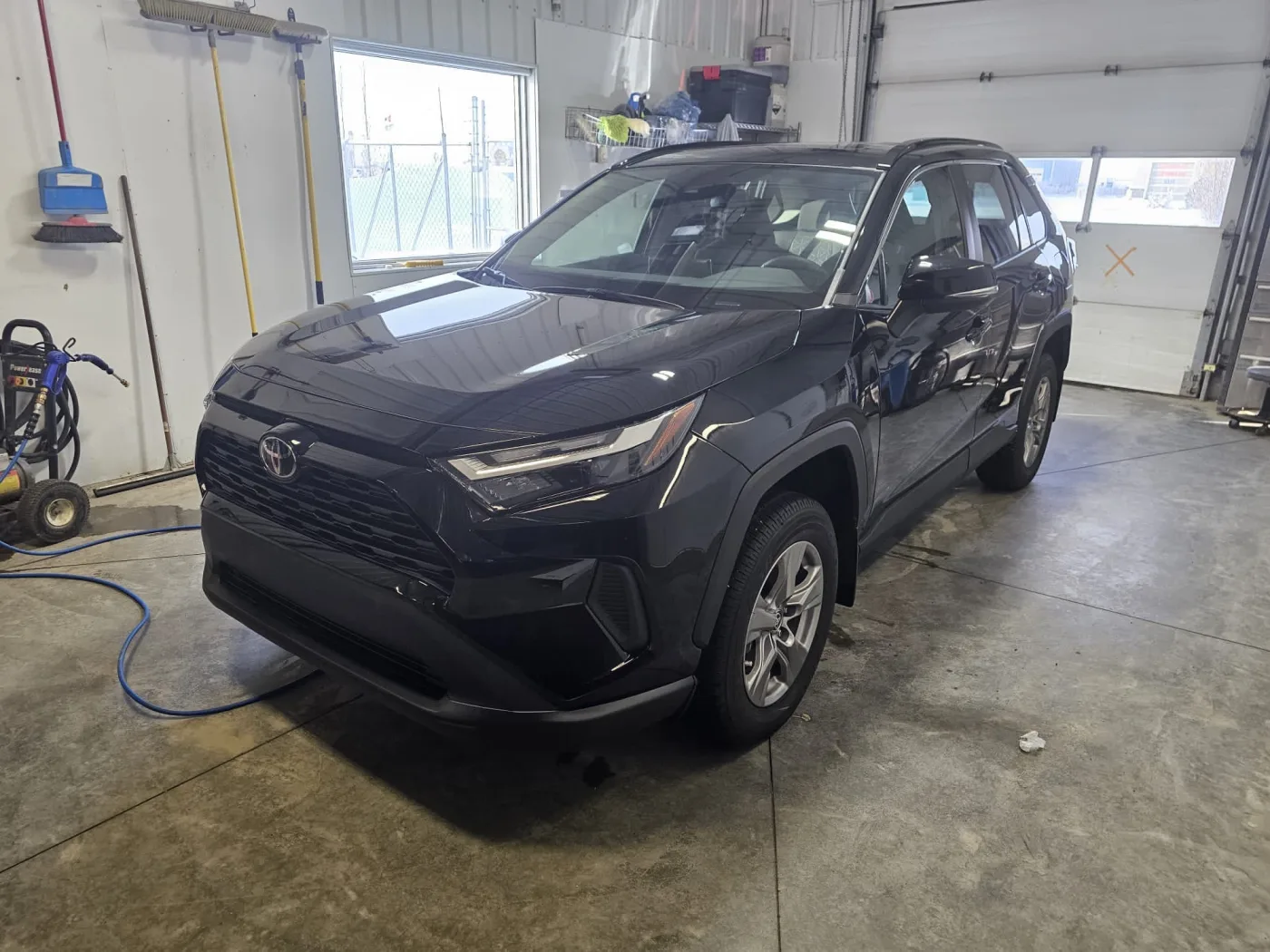 A vehicle restored to factory finish at CSN Frank's Collision Repair Centre in Vernon